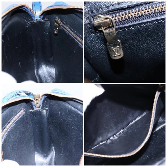 LOUIS VUITTON Epi June Feuille Shoulder Bag Blue - Picture 15 of 16